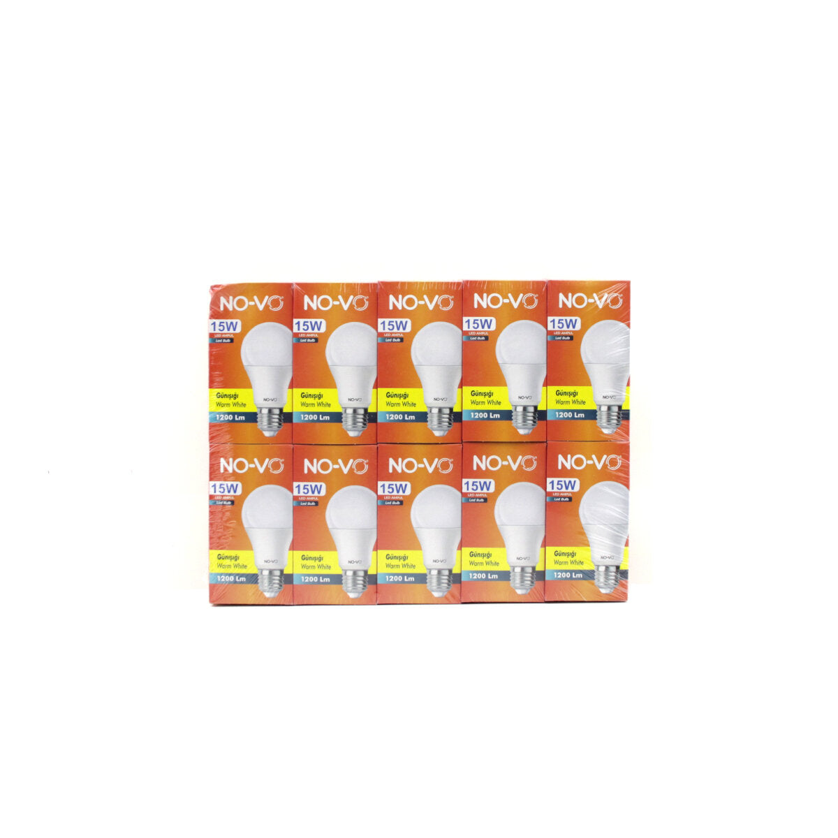 10 ADET 15W GÜN IŞIK LED AMPUL 1200LM 3000K 15.000 SAAT ÖMÜR (5347)