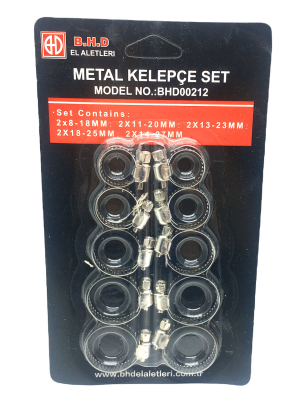 10 PIECE METAL HOSE CLAMP SET (5347)