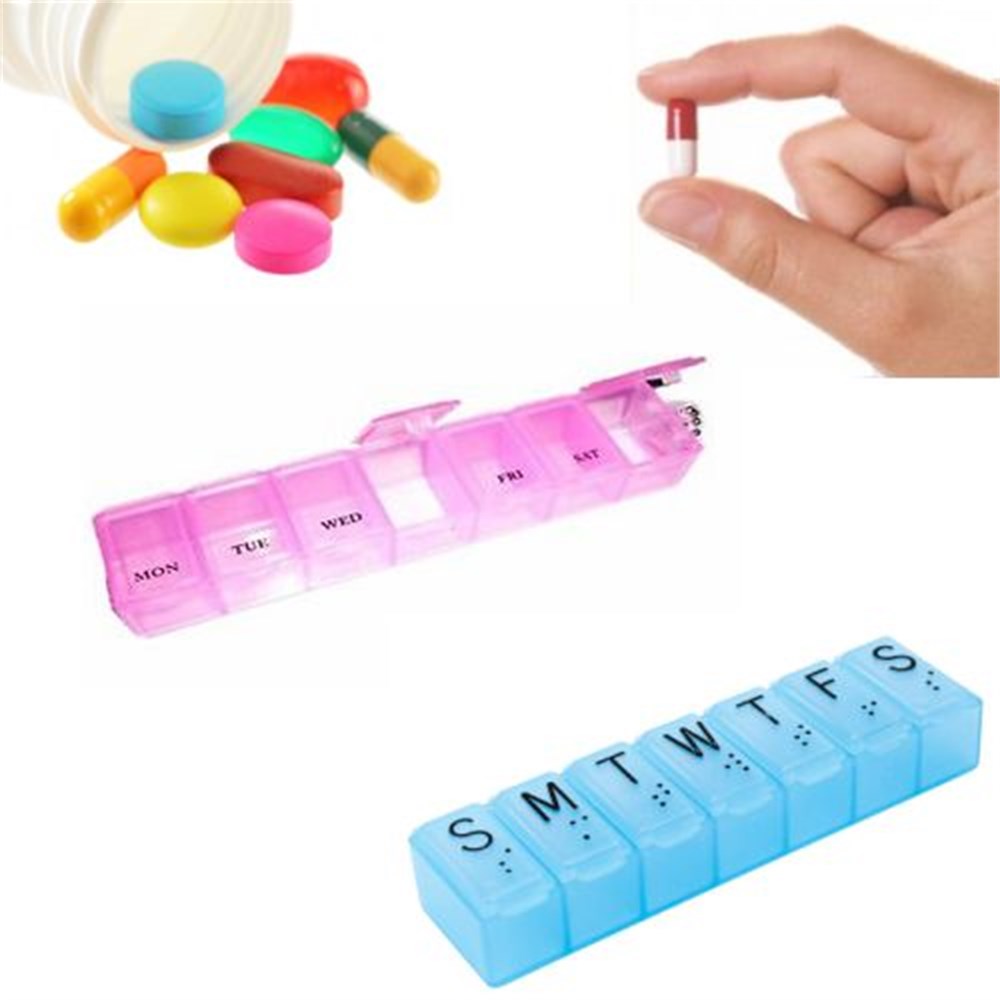 صندوق حبوب أسبوعي بغطاء 3 قطع (5347)