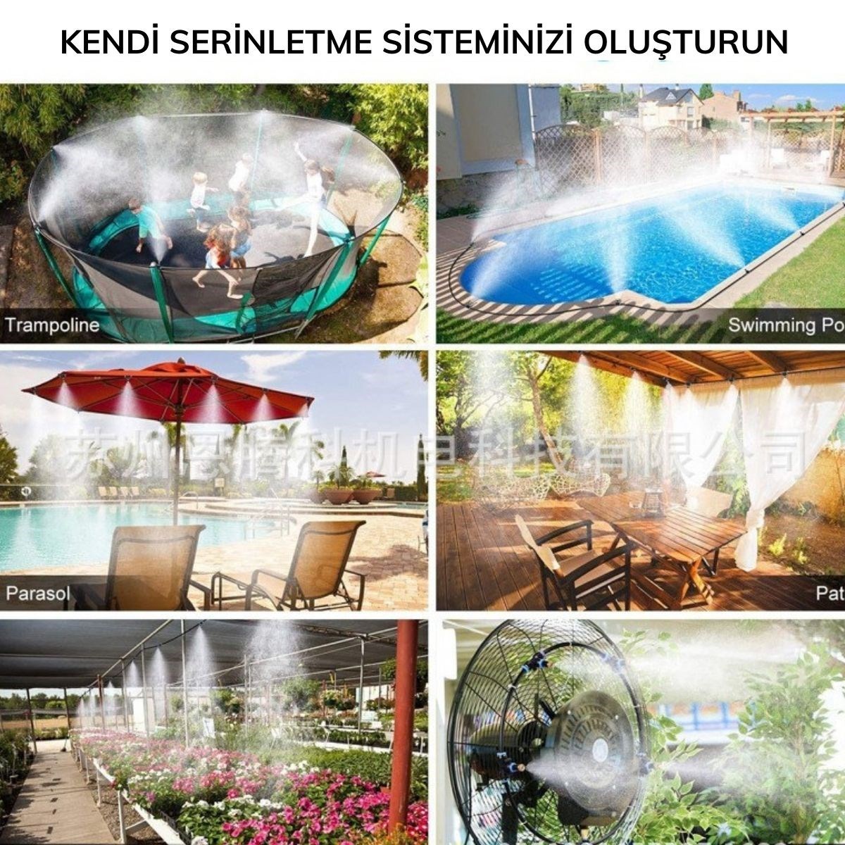 10 Meter DIY Balcony Patio Gazebo Pergola Irrigation Cooling and Humidification System (5347)