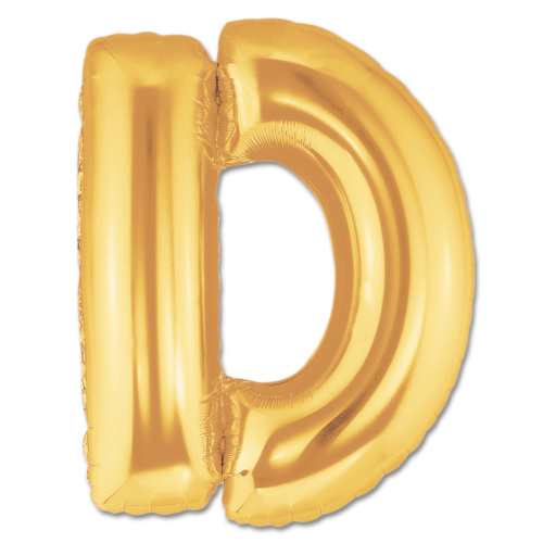 D Letter Foil Balloon Gold 40 inch (5347)
