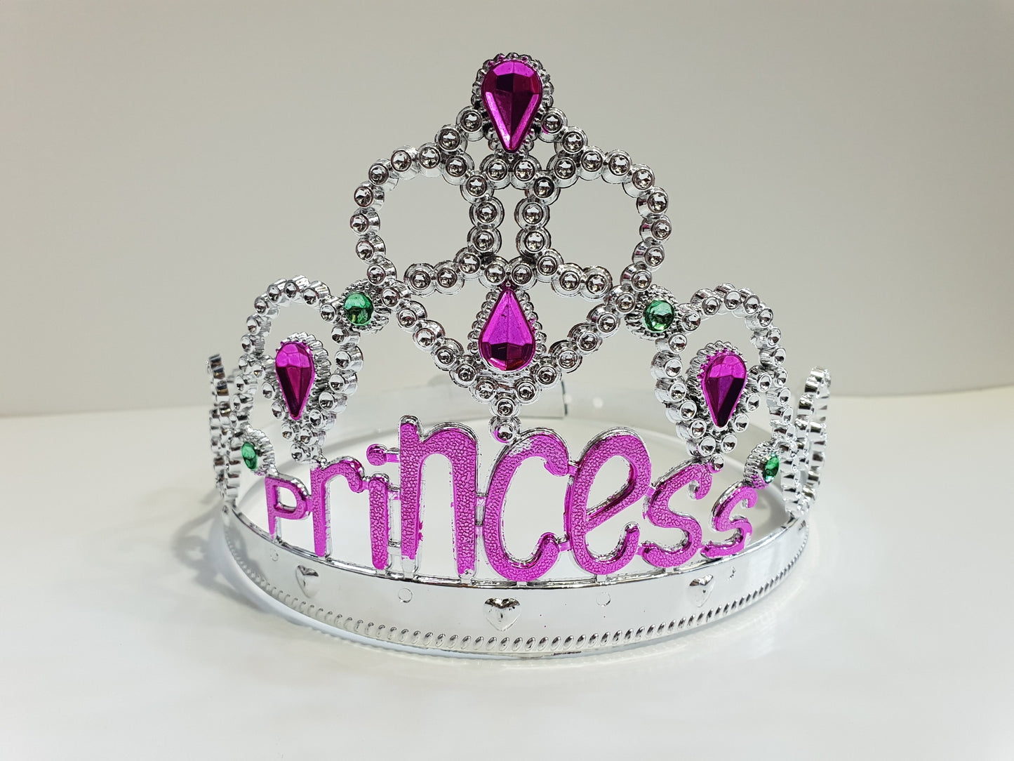 Silver Princess Written Party Crown 60 cm (5347)