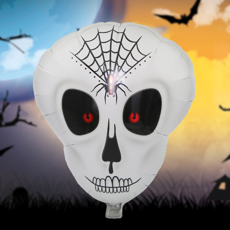 بالون هيكل عظمي من الفويل بتصميم شبكة العنكبوت (5347)