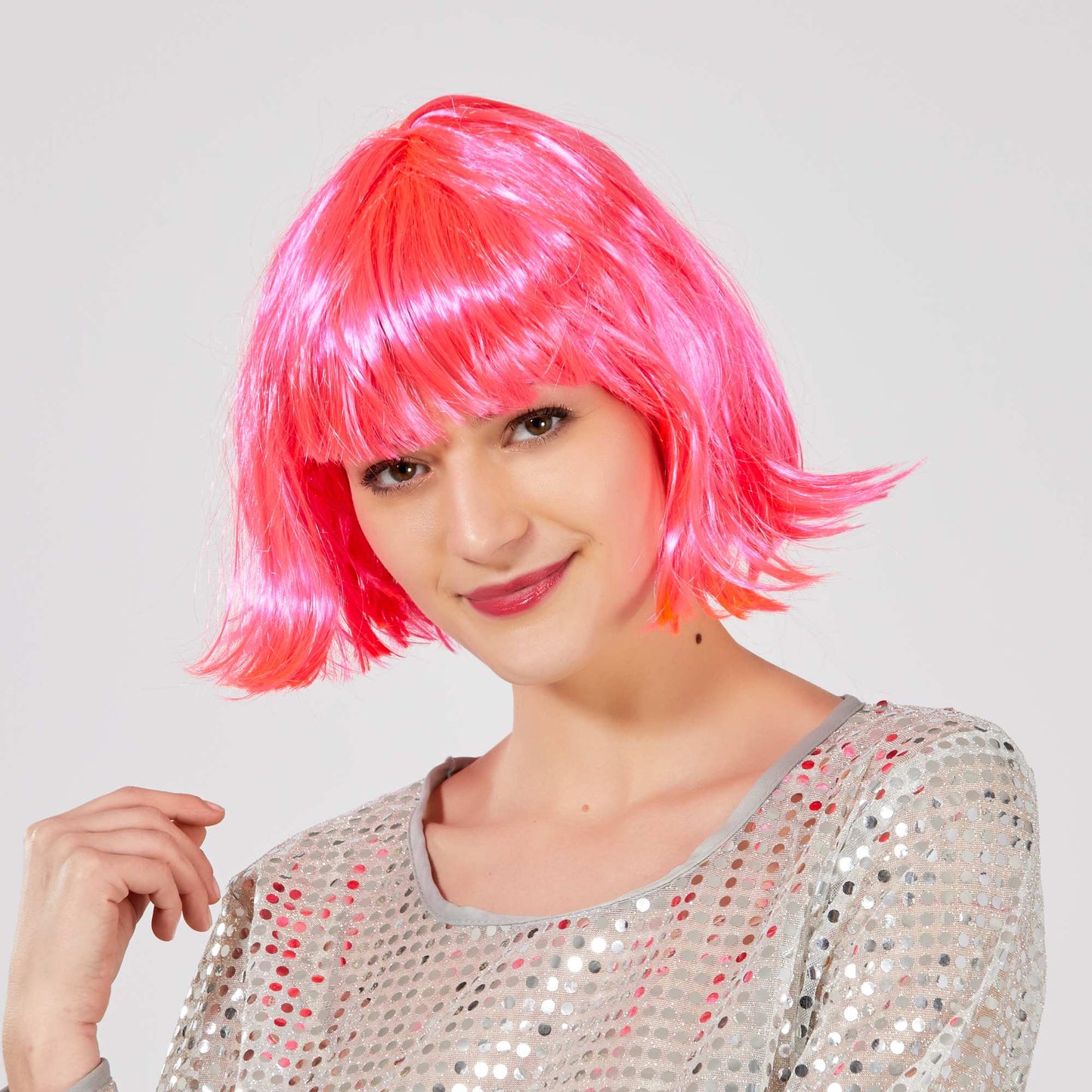 Sugar Pink Bob Party Wig (5347)