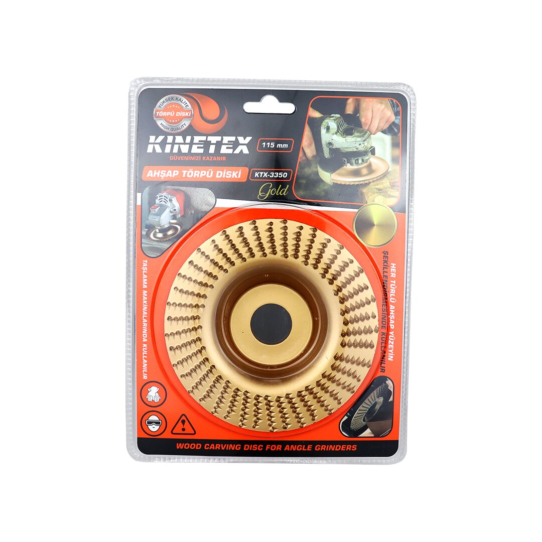 115MM WOODEN DISC RASP GOLD (5347)