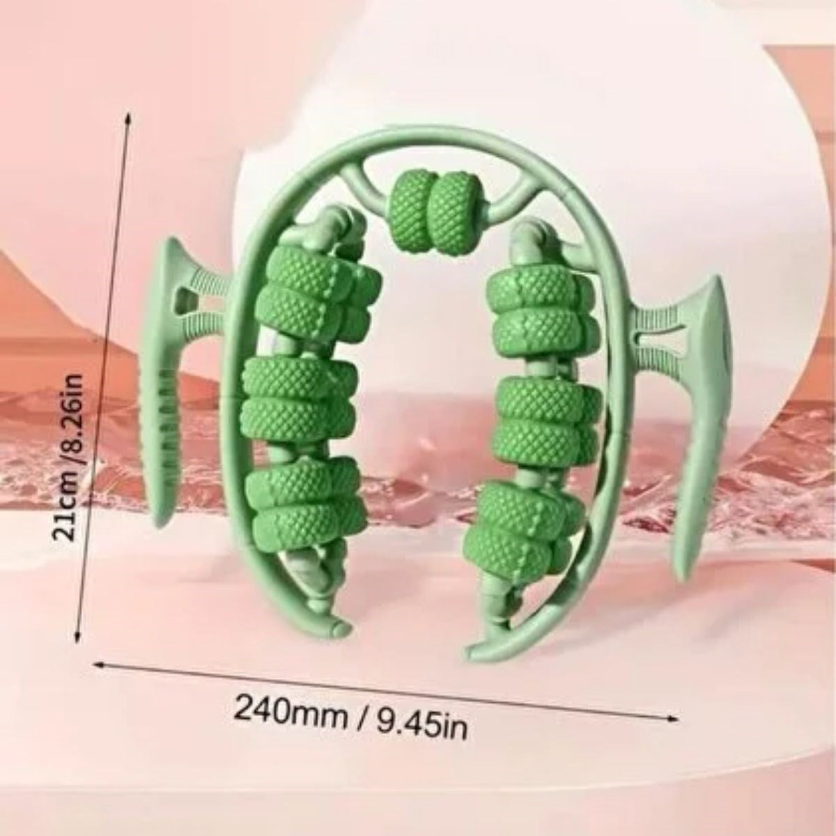 13 Tekerlekli Circular Lenfatik Masaj Roller - Selülit Giderici, Cilt Sıkılaştırıcı, Bacak Kol Sırt Masaj Aleti (5347)