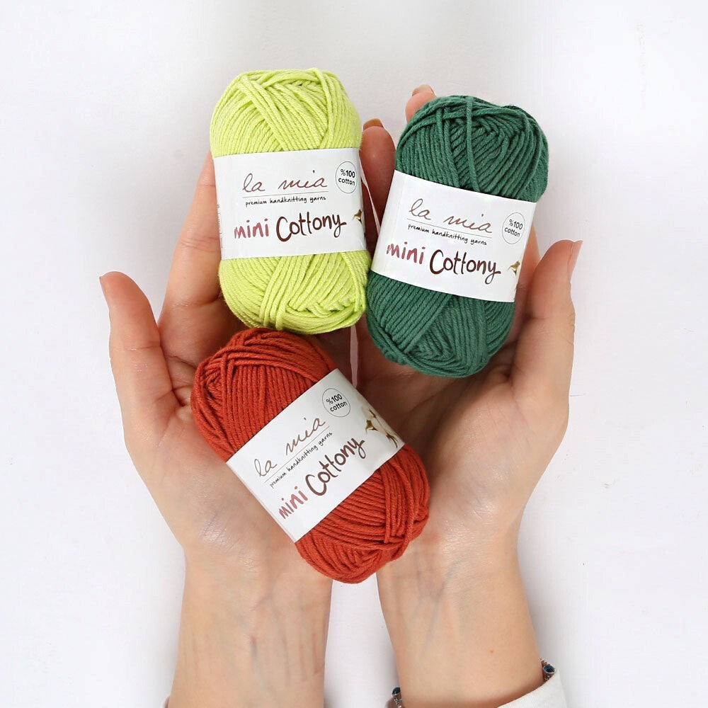 LA MIA MINI COTTONY 20-PACK 25G COLORED HAND KNITTING YARN