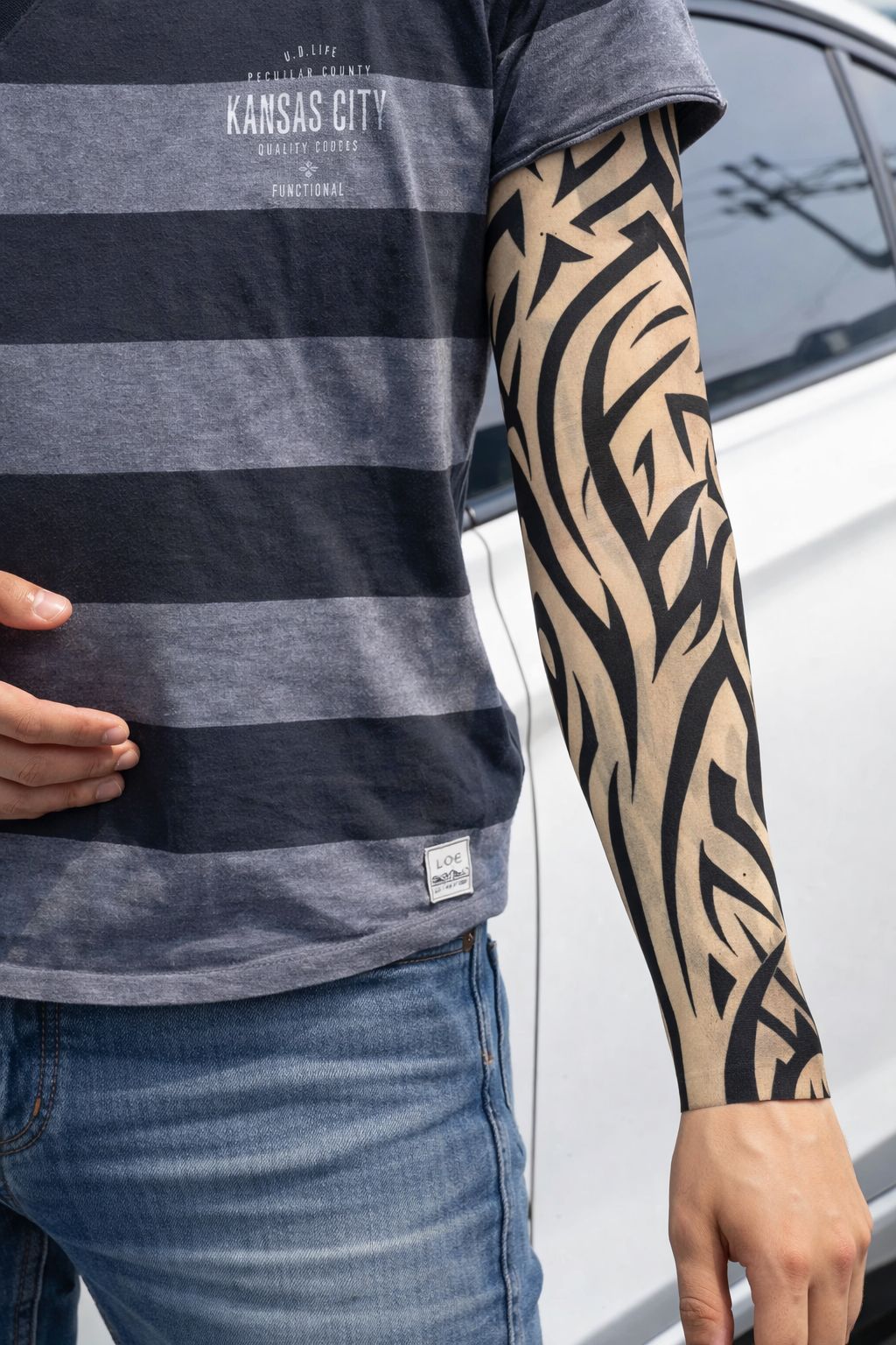 Wearable Arm Tattoo 3D Printed 2 Pieces - Model 2