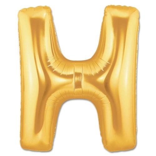 Mey İthalat® H Harf Folyo Balon Altın Renk 40 inç