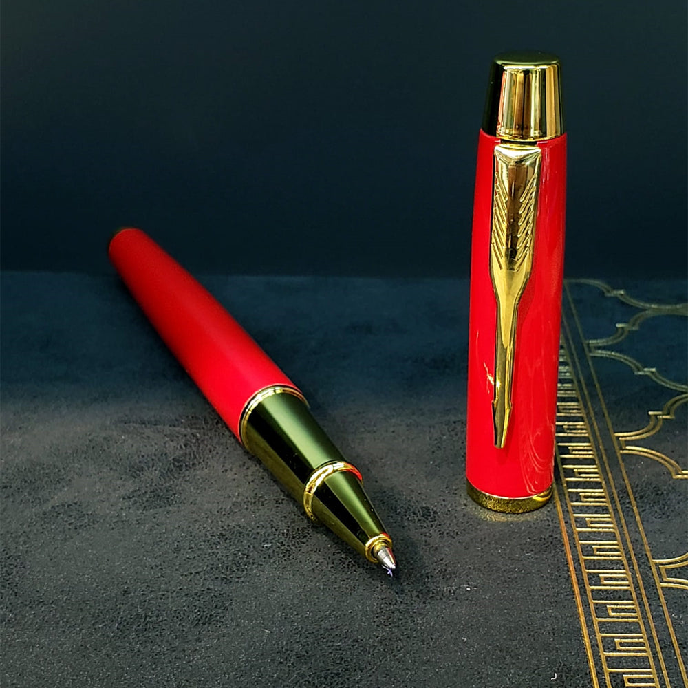 Metal Red Roller Pen