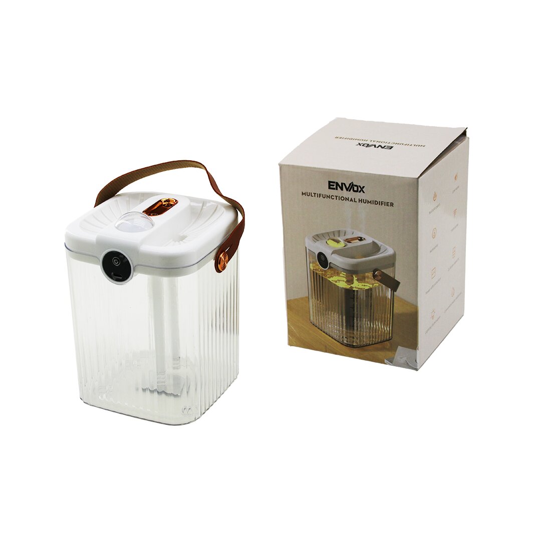 2LT USB ŞARJLI - IŞIKLI HAVA NEMLENDİRİCİ BUHAR MAKİNE - KOKU GİDERİCİ 5W (5347)