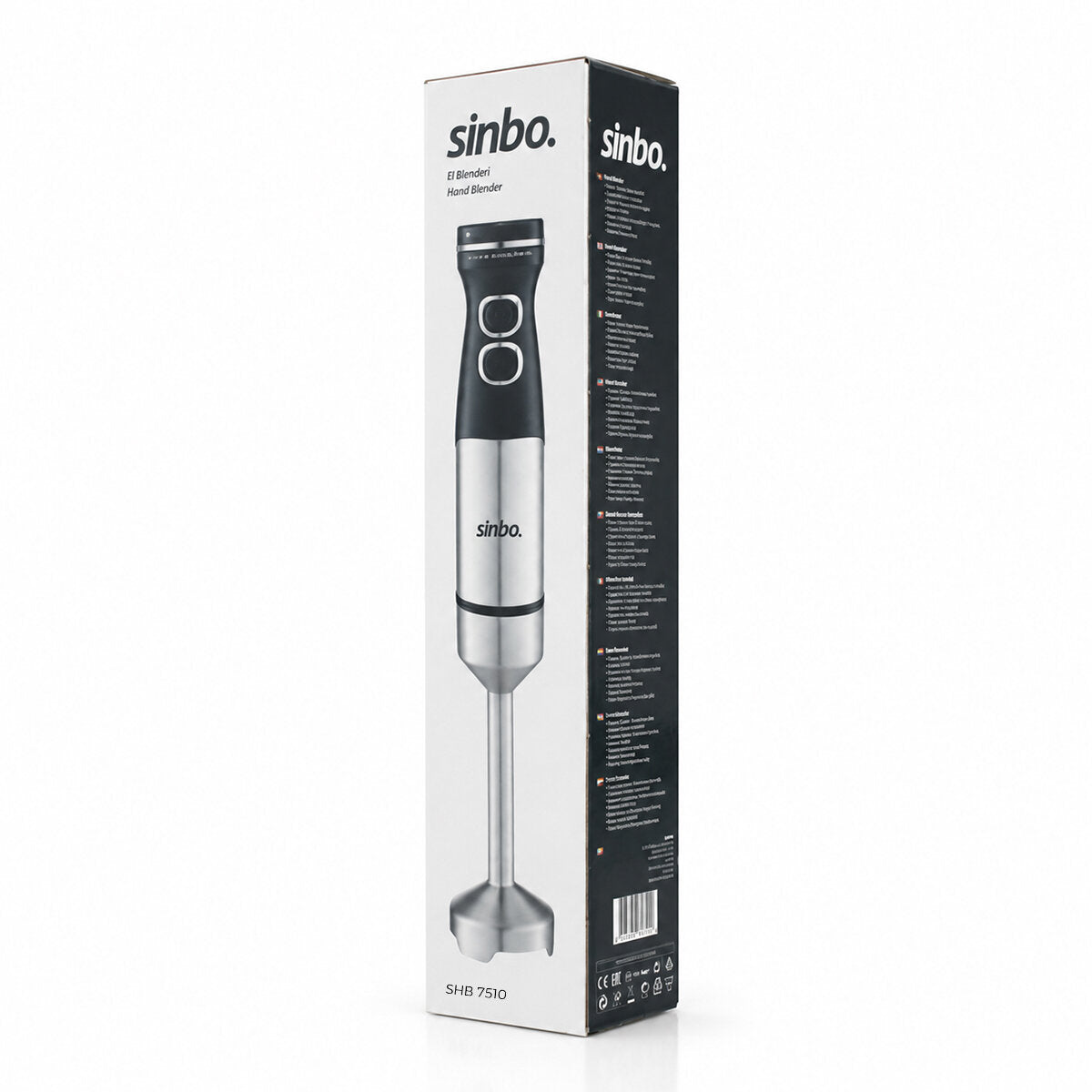 Sinbo Çubuk El Blender Seti - Çelik Uçlu - Güçlü Performans