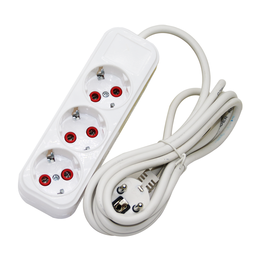 3-WAY 5M EXTENSION CORD POWER STRIP (5347)