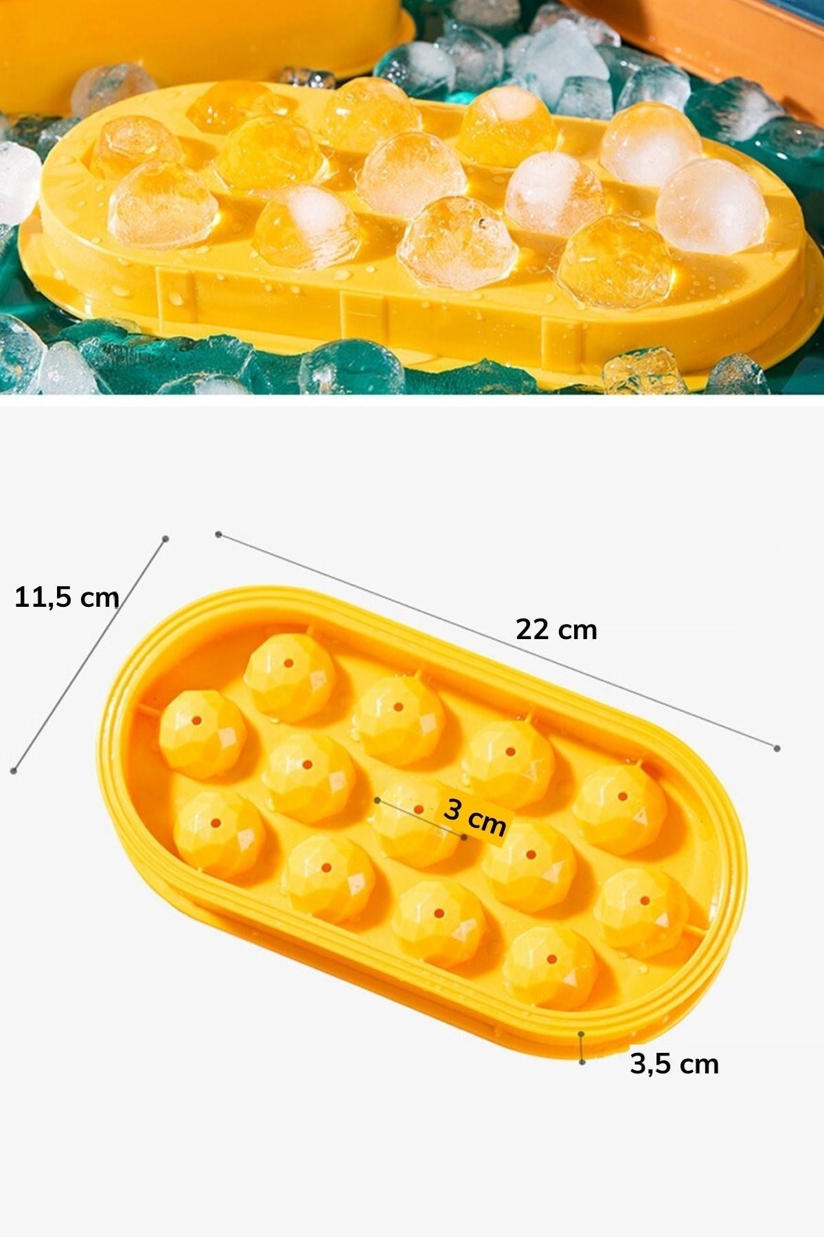 Starixa® 13 Bölmeli Kristal Buz Yapma Kalıbı