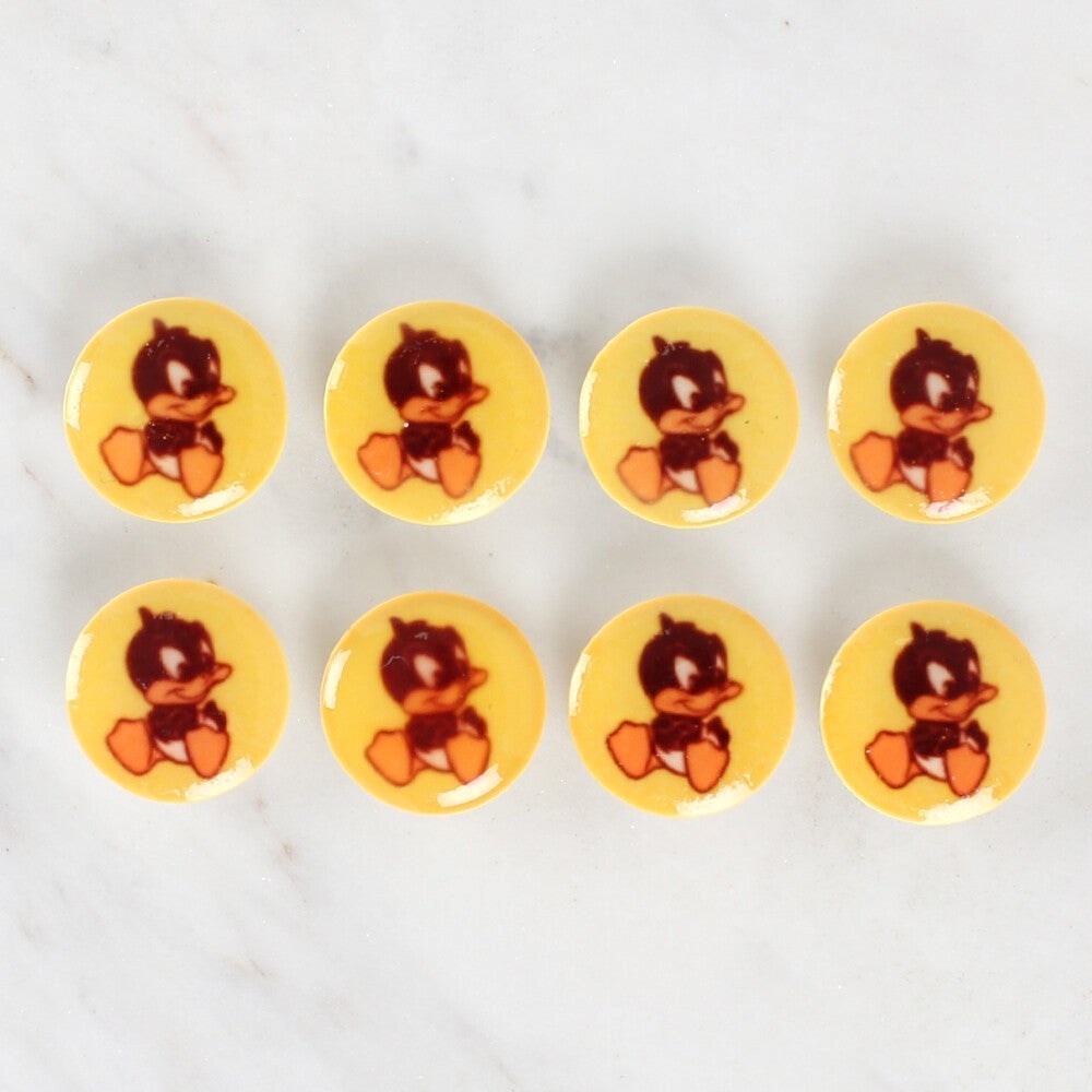 Loren Crafts 8-Piece Duck Button - 1210