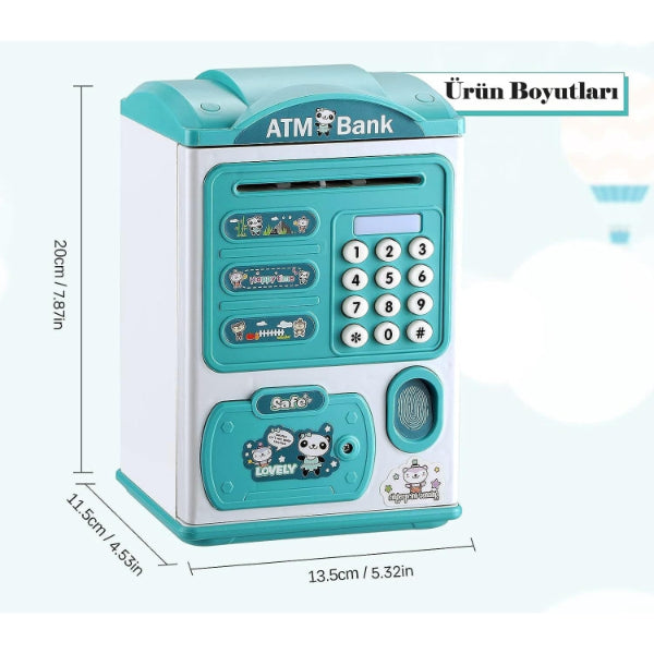 Cute Design Coded ATM Piggy Bank