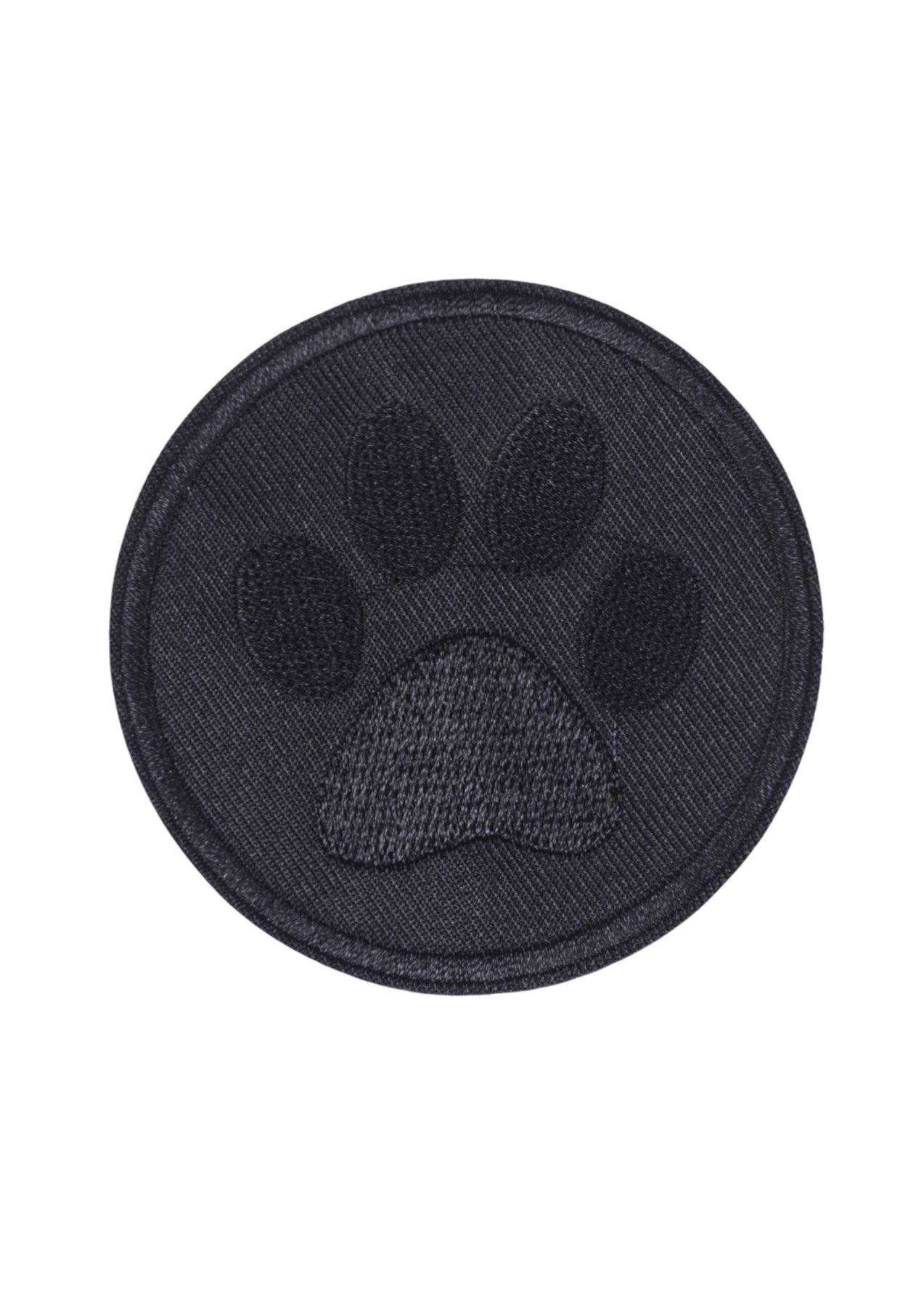 Applique Iron-on Black Paw Patch 5 cm