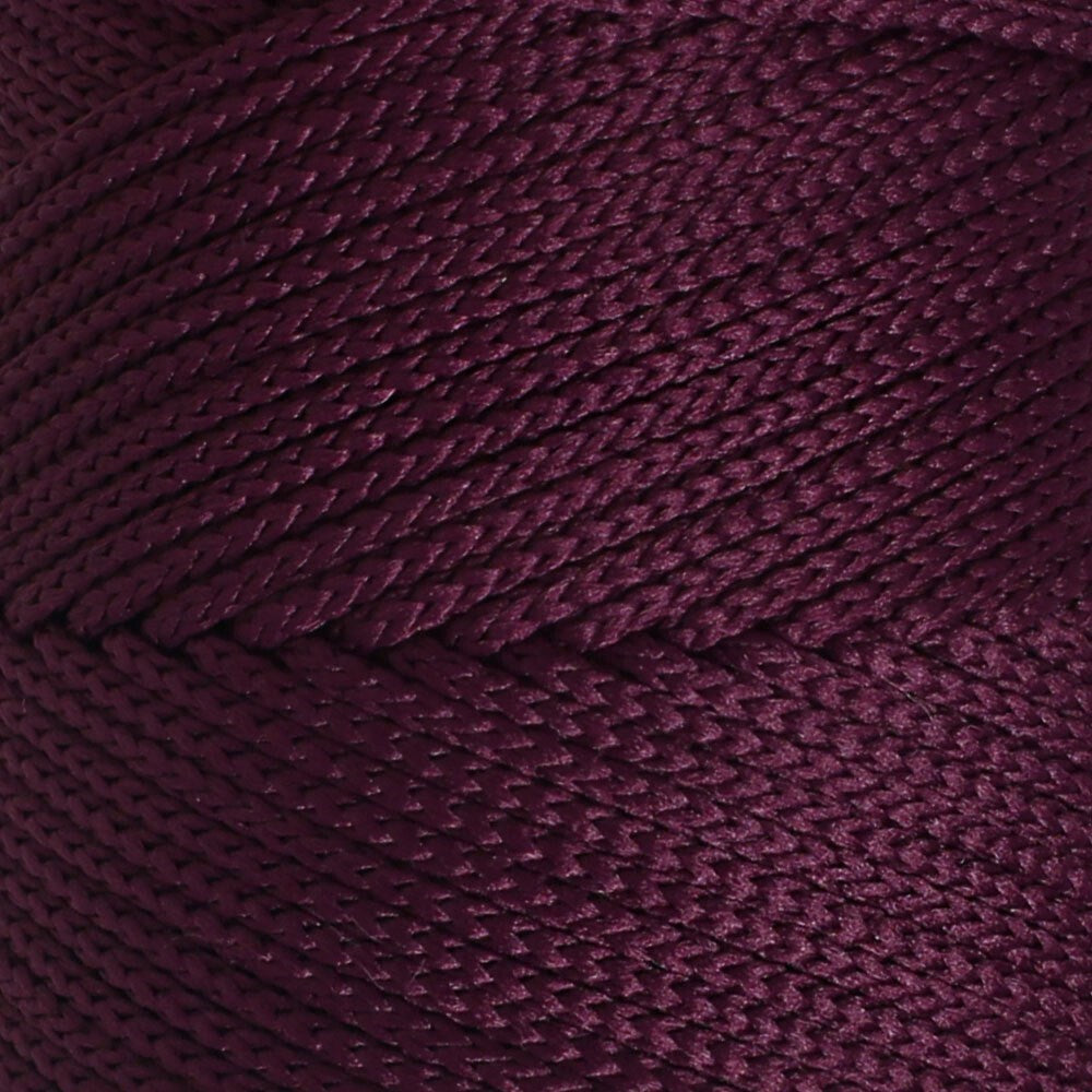 Loren Polyester Soft Makrome باذنجاني بنفسجي خيط حياكة يدوية - LM038 - 34443