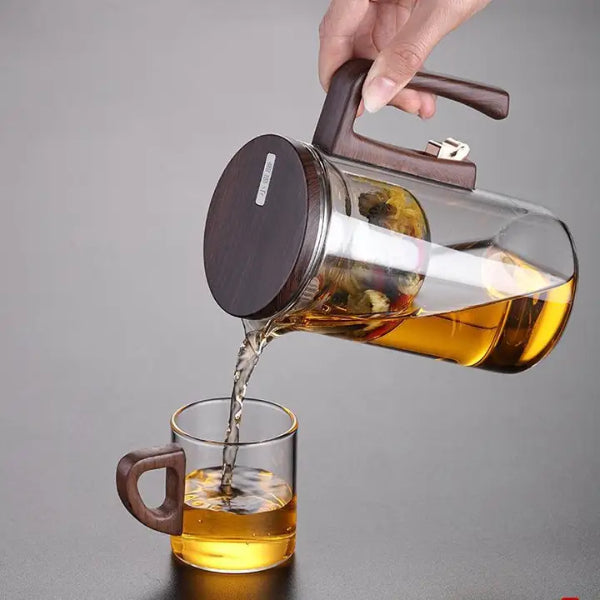 Automatic Glass Teapot and 2-Piece Glass Set