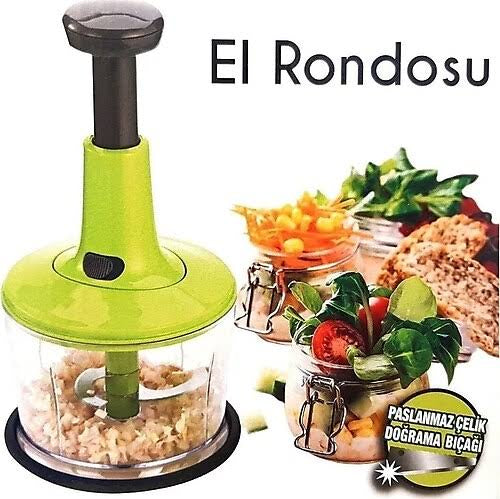 Hand-Press Food Chopper
