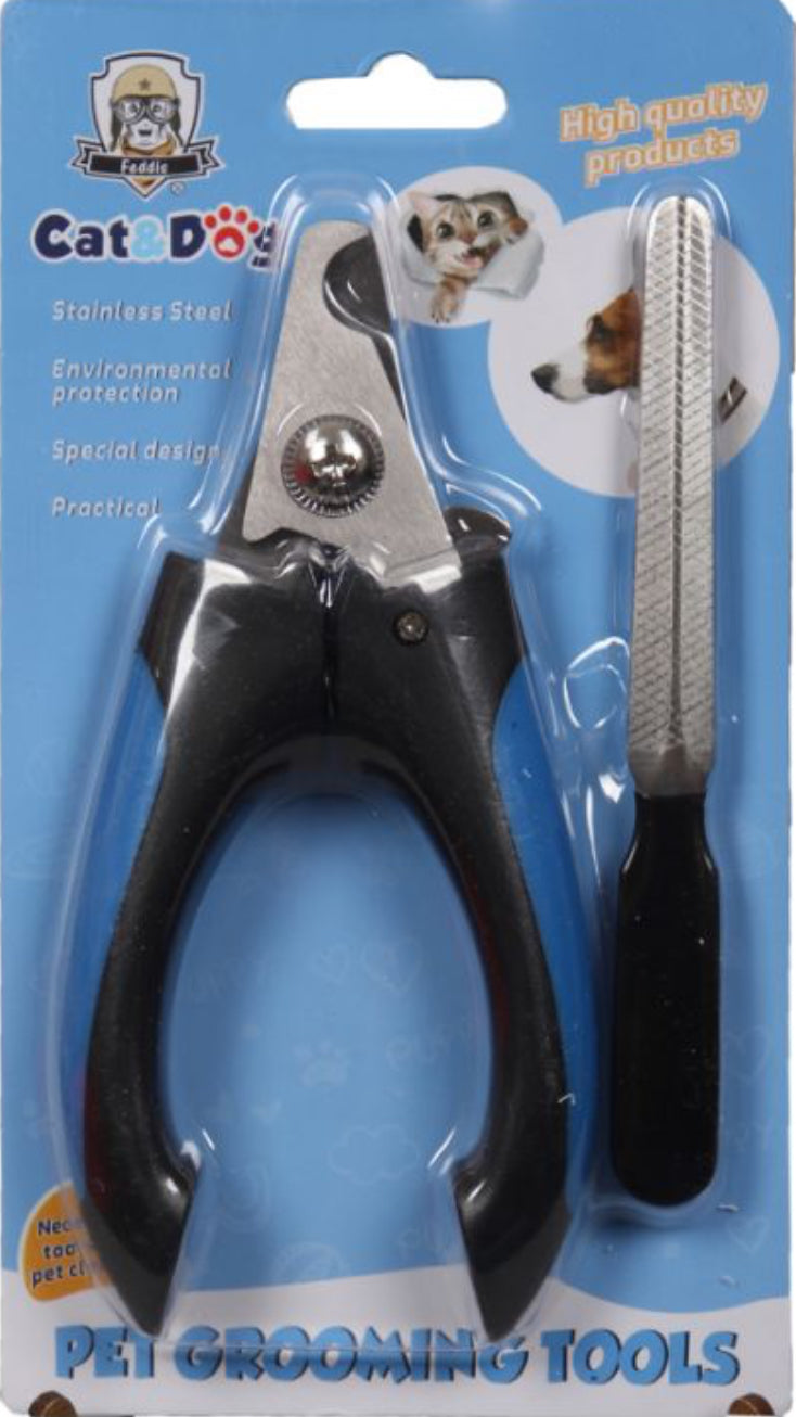 Cat Dog Nail Clipper File Set