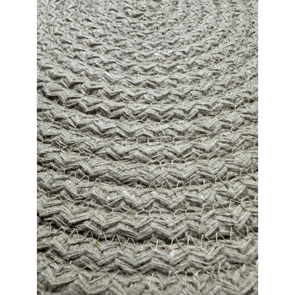 DecoHandy 39cm Neon Striped Jute Woven Placemat