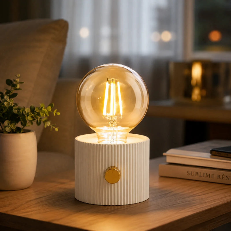 Şarjlı Dekoratif Masa Lambası - Kademesiz Dimmer - Type-C Bağlantılı