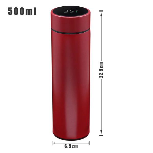 Digital Thermos with Temperature Display 500 ml