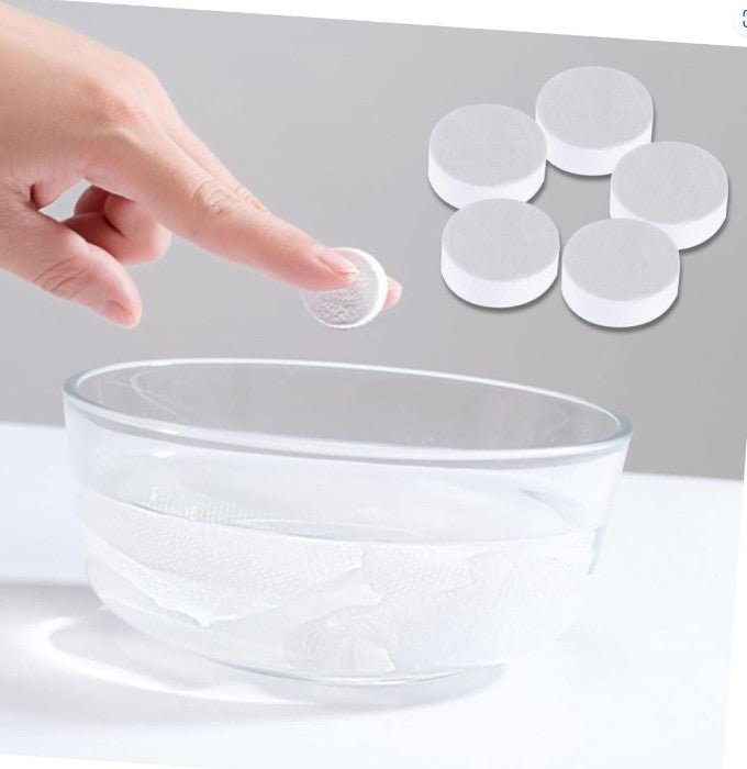 Compressed Towel Growing in Water 10 Pieces