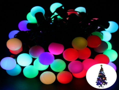 شريط إضاءة ليد RGB صغير 28 بطول 5 متر، كابل أسود