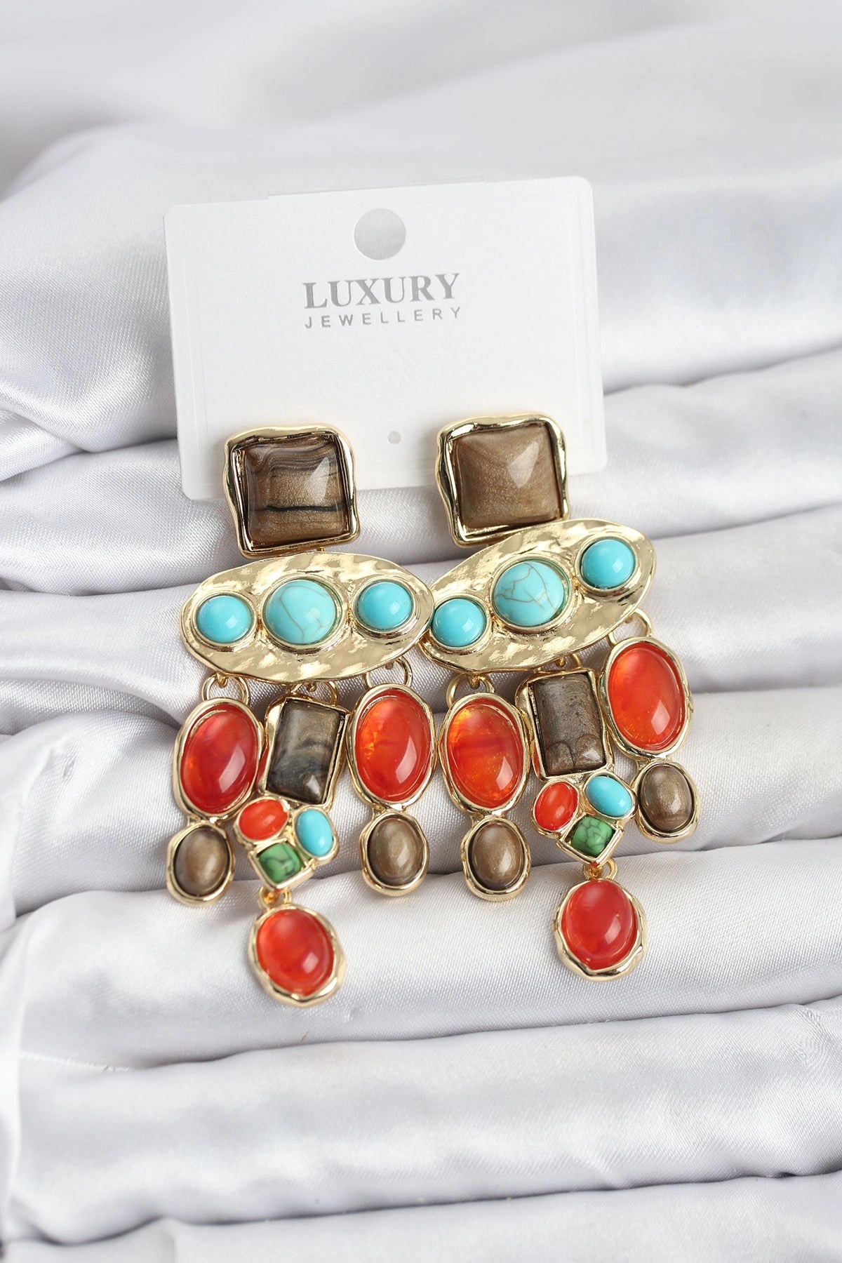 Mey İthalat® Vintage Sallantılı Kadın Küpe