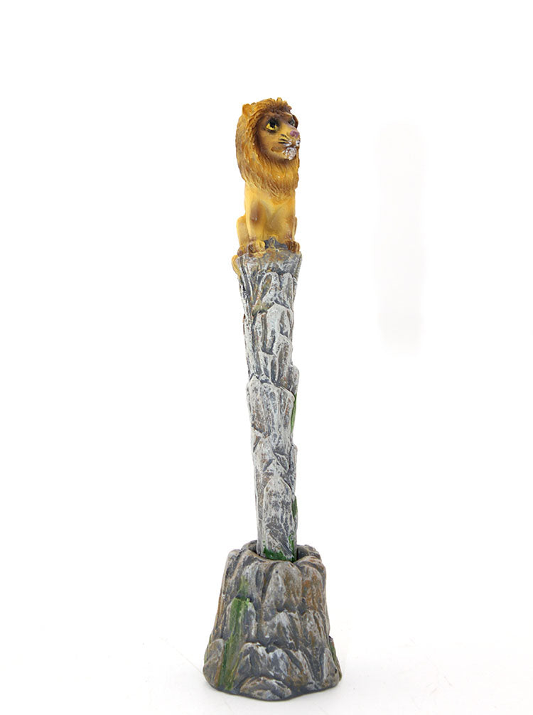 Polyester Lion Figurine Ballpoint Pen