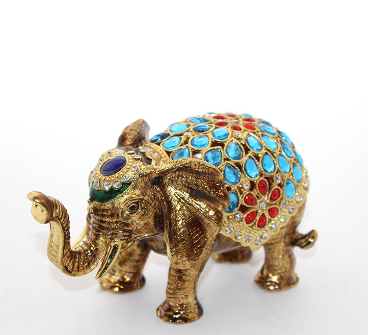 Swarovski Crystal Single Elephant Figurine Model 4