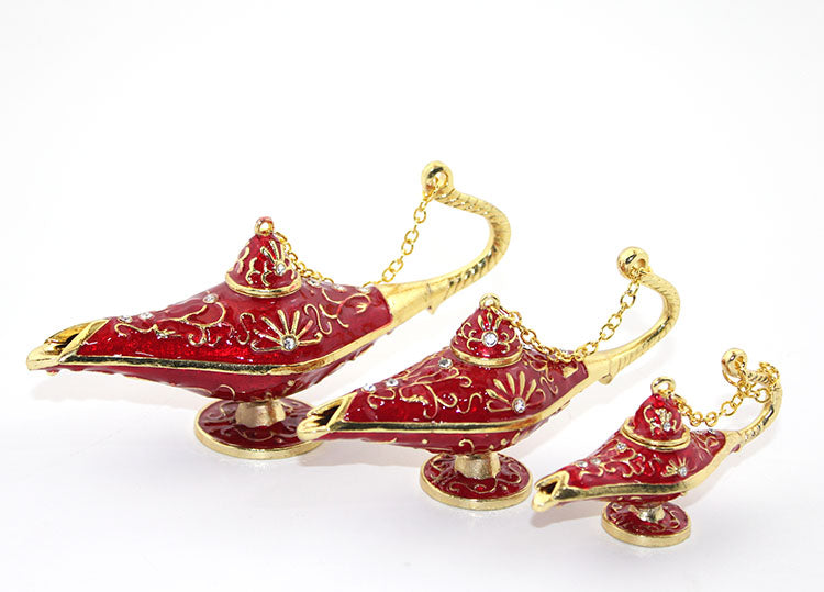 Aladdin Lamp Trio with Swarovski Stones