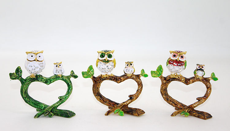 Swarovski Owl Model 3 Set of 2