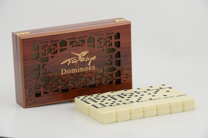 Dominoes Game in Wooden Box