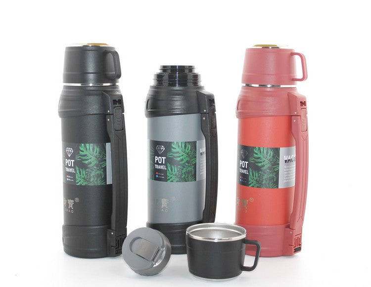 Stainless Steel Double Layer Thermos 1.2 L Model 1