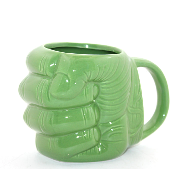 Porcelain Hulk Fist Mug