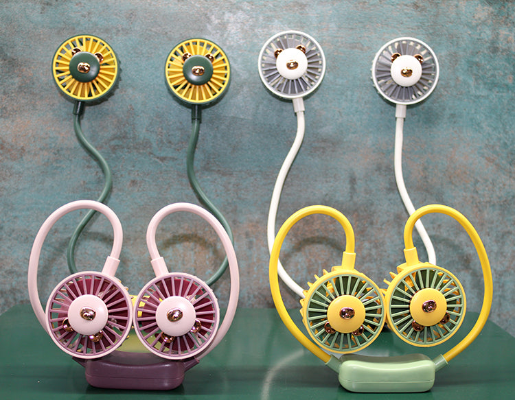 Kuromi Rechargeable Neck Fan 2-Speed