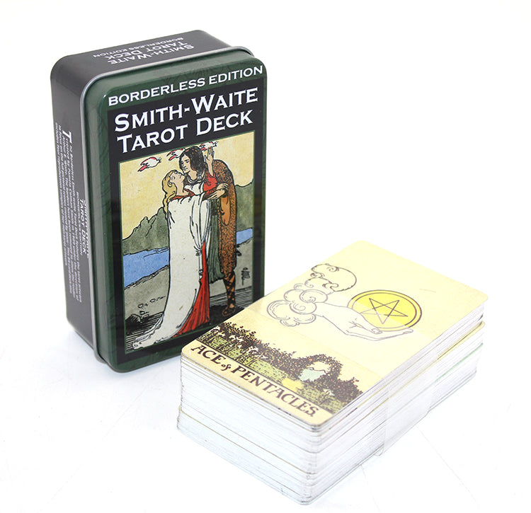 Smith-Waite Tarot Deck in a Tin Box