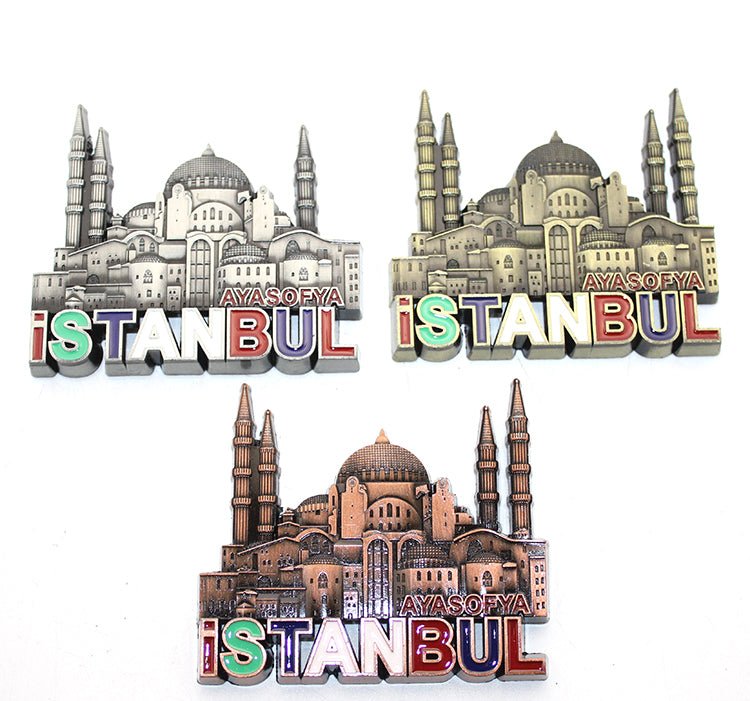 مغناطيس معدني بتصميم إسطنبول، موديل 6