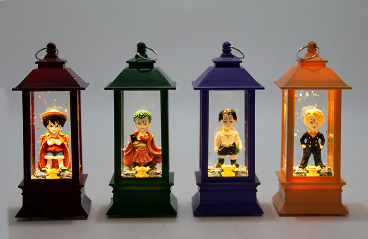 Anime One Piece Character Light-Up Snow Globe