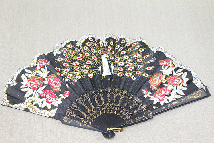 Plastic Peacock Fan