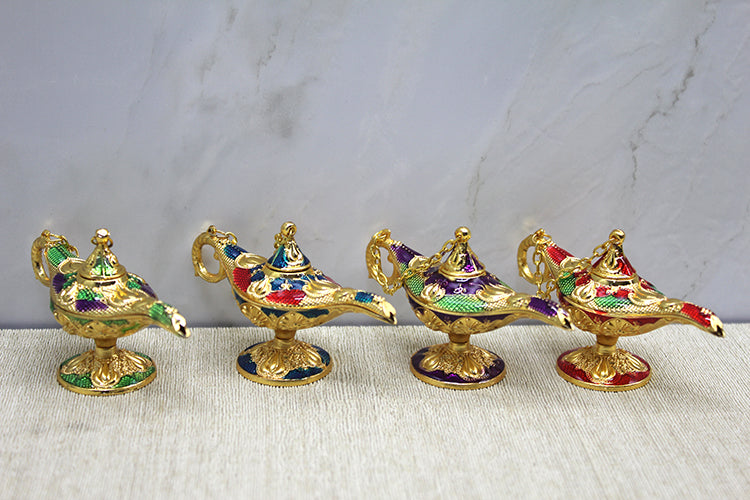 Enamelled Metal Aladdin Lamp Model 1