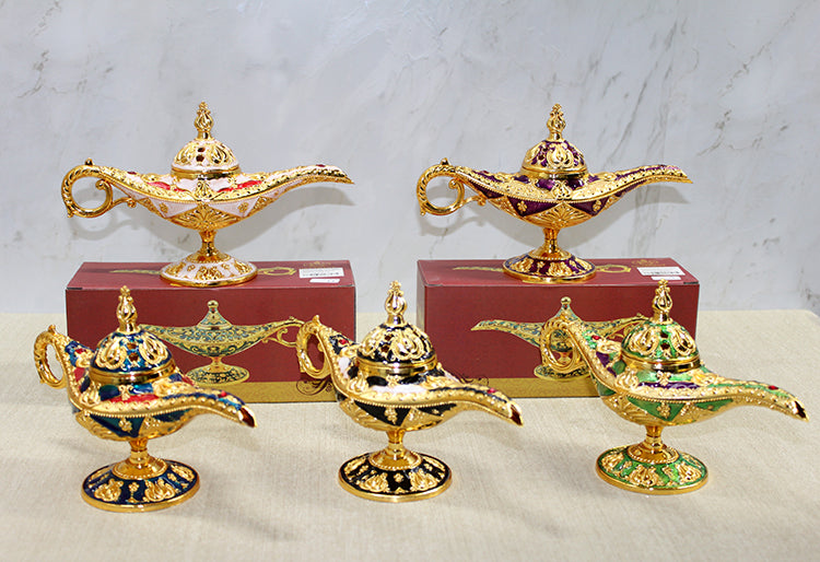 Enamel Metal Aladdin Lamp Model 5