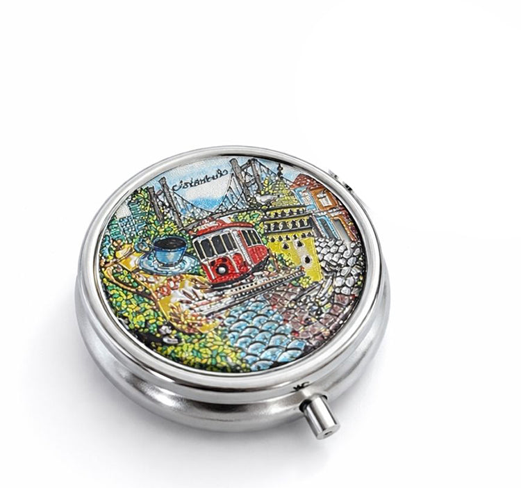 Istanbul-Themed Pill Box - Model 15