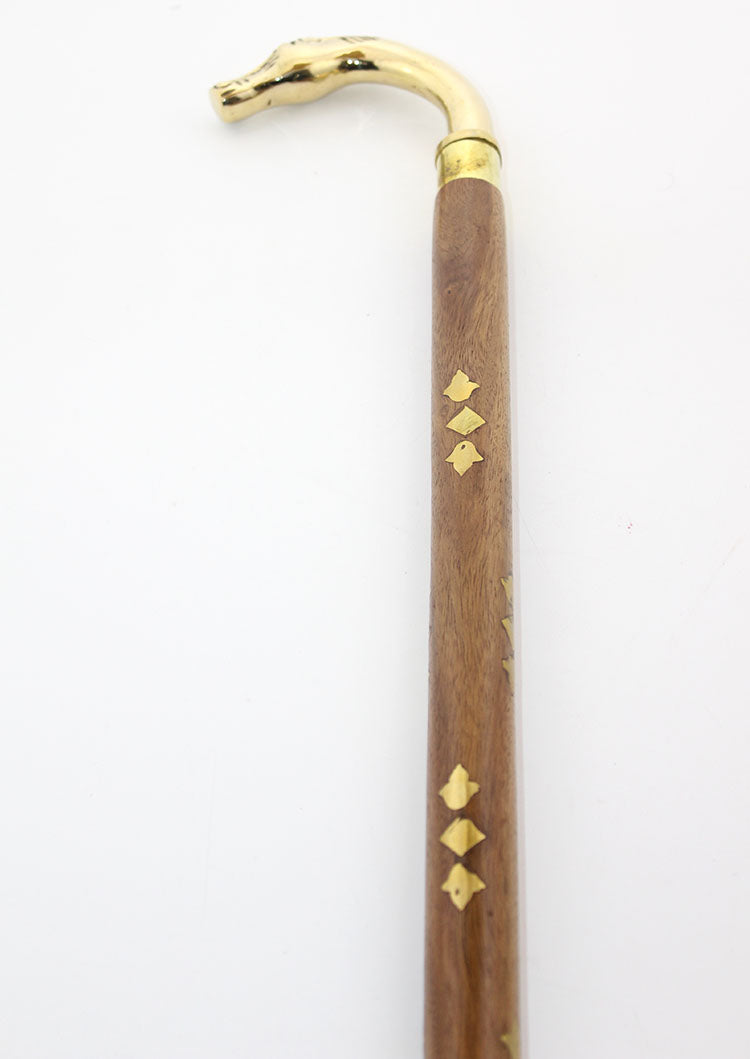 Rice Horse Bust Walking Stick Model 2