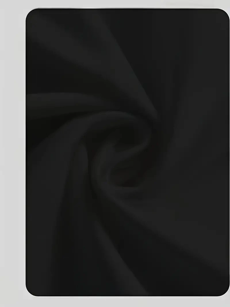 تيشيرت بيج سايز نص كم برقبة دائرية بطباعة "ستارت أول أوفر" من نسيج كُمباك 20/1 - أسود