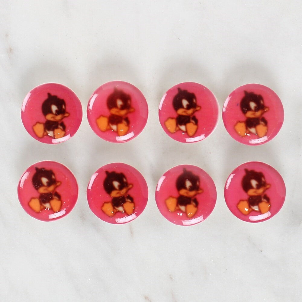 Loren Crafts Duck Button 8-Pack - 1209