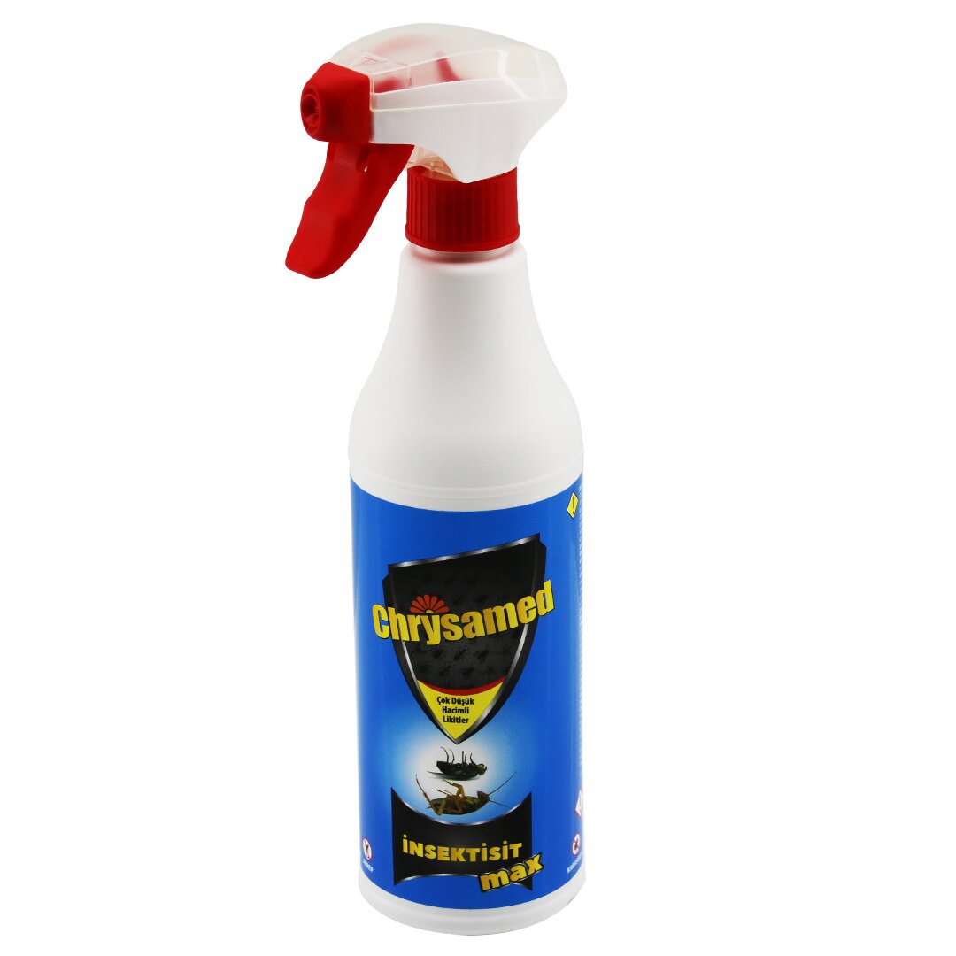 CHRYSAMED İNSEKTİSİT MAX SIVI BÖCEK İLAÇ SPREY 500ML HAMAMBÖCEK - KENE - AKREP - KARINCA - TAHTA KURUSU (5347)